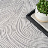 nourison central park west cep02 grey rug