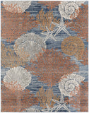 nourison seaside sds04 blue multicolor rug