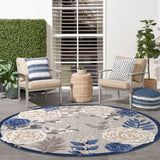 nourison aloha alh32 blue grey rug
