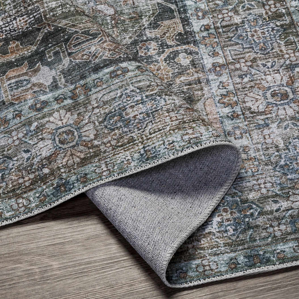 Hauteloom Enlow ENLO Beige Machine Made Polyester Rug
