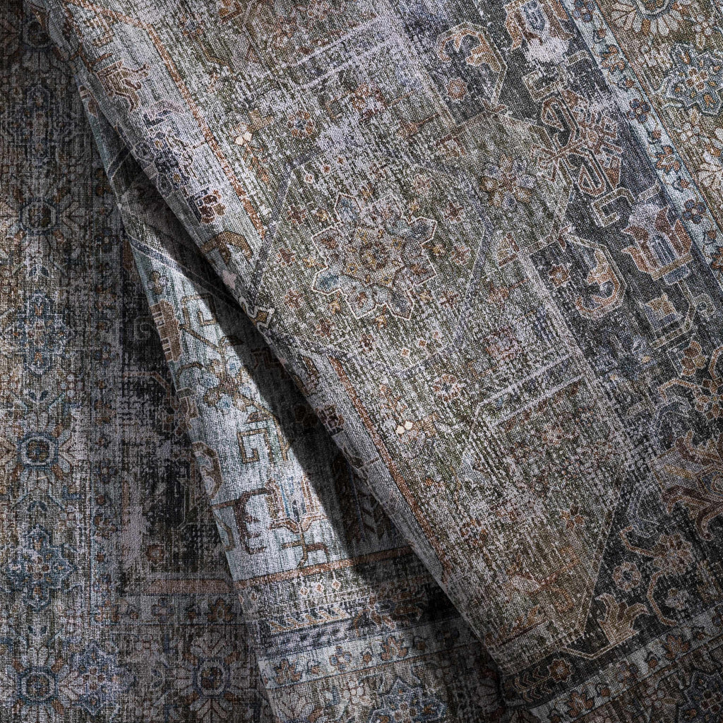 Hauteloom Enlow ENLO Beige Machine Made Polyester Rug