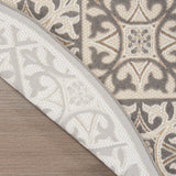 nourison aloha alh34 ivory grey rug