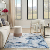 nourison daydream ddr01 ivory blue rug