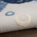 nourison aloha alh27 navy blue rug