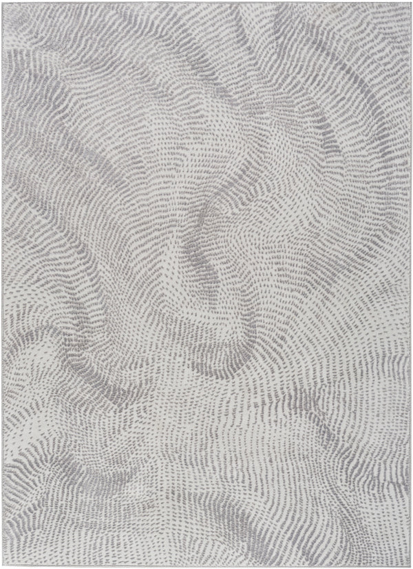 nourison central park west cep01 grey rug