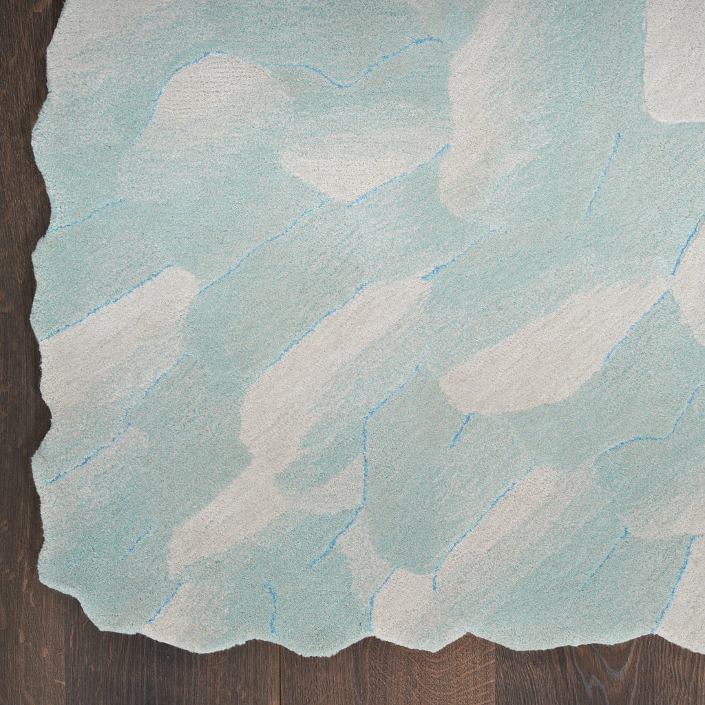 nourison prismatic prs39 blue rug