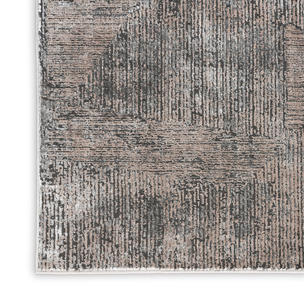 nourison ck024 irradiant irr01 black ivory rug