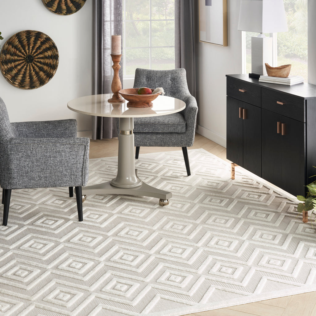 nourison versatile nrv01 ivory white rug