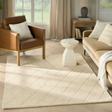 nourison wool haven woh01 ivory rug