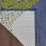 nourison aloha alh28 blue multicolor rug