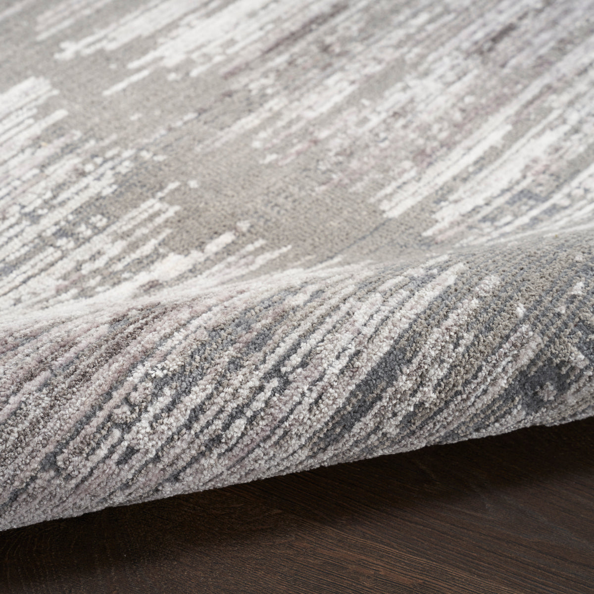 nourison abstract hues abh03 grey white rug