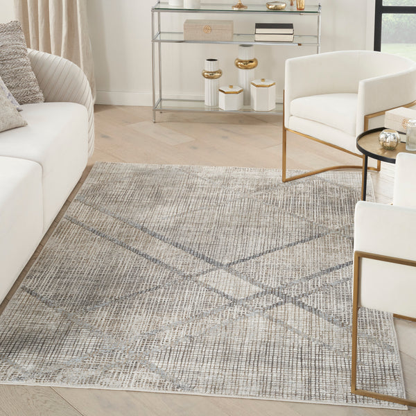 nourison iliana ili03 grey rug
