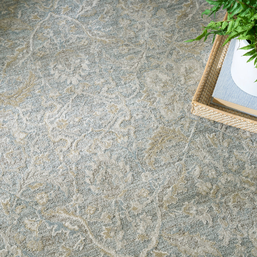 nourison envy evv04 blue silver rug