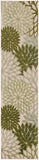 nourison aloha alh05 ivory green rug