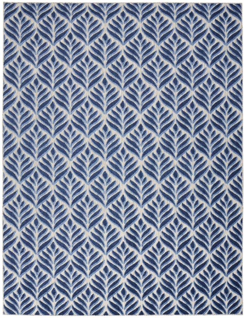 nourison aloha alh35 blue rug