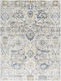 Hauteloom Erbacon ERB Navy Machine Made Polypropylene Rug