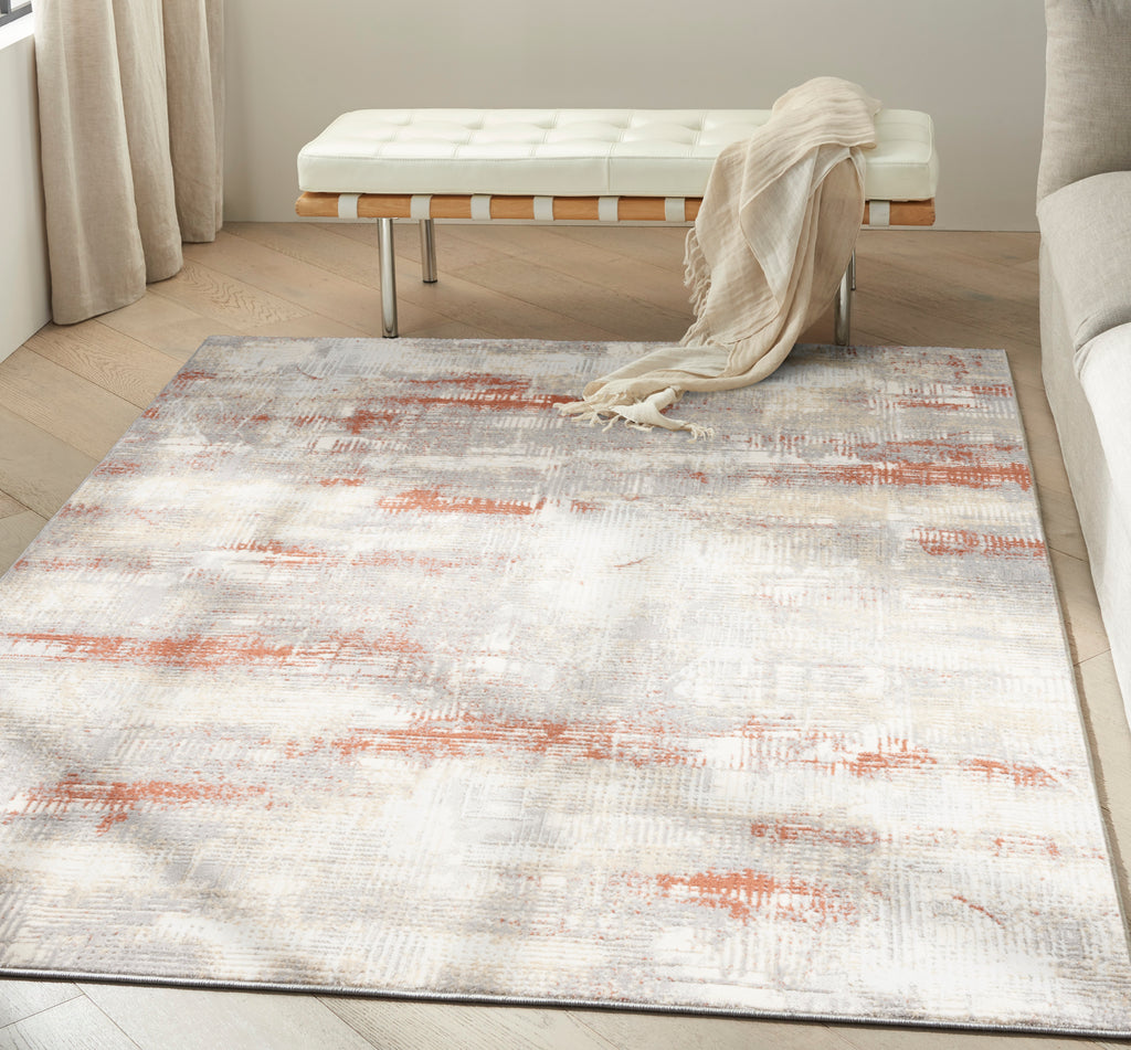 nourison ck950 rush ck951 ivory multi rug