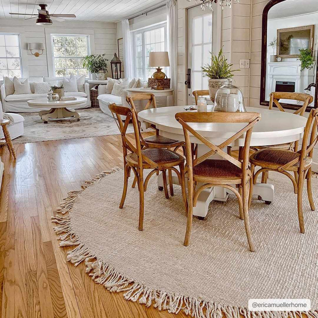 Hauteloom Iantha IAN Ivory Woven/Flatwoven Jute Rug