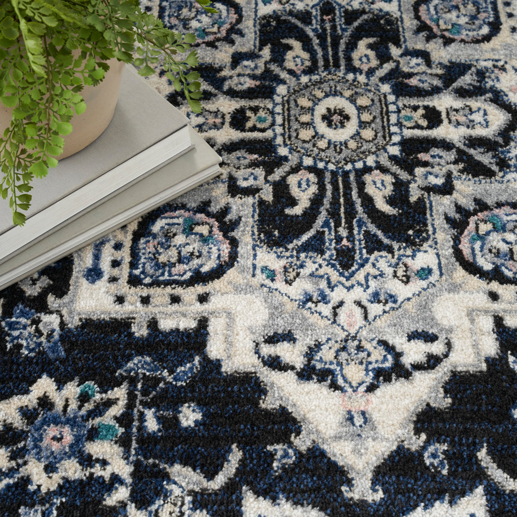 nourison passion psn33 black ivory rug