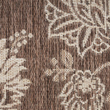 nourison garden oasis goa03 mocha rug