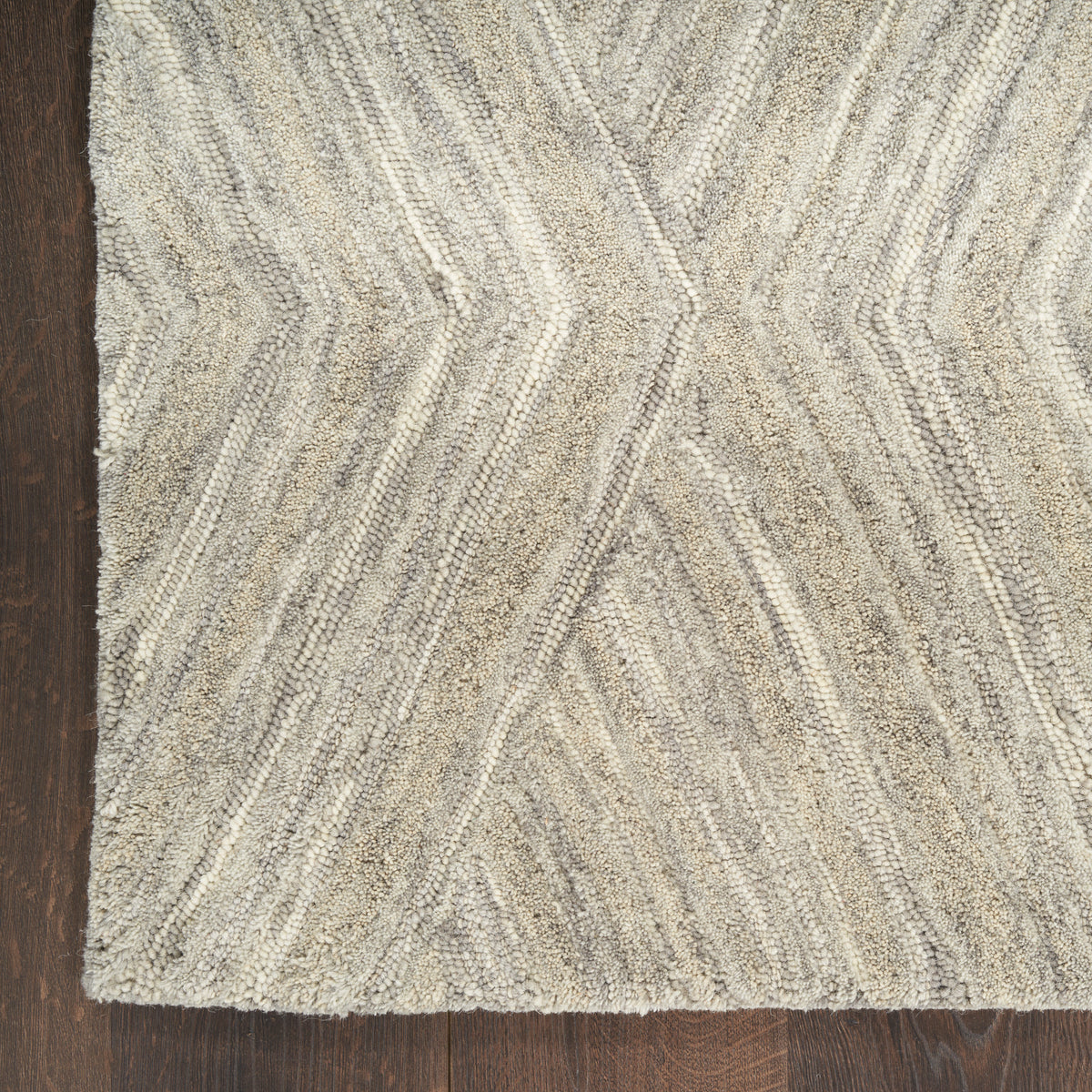 nourison graceful gru03 grey rug