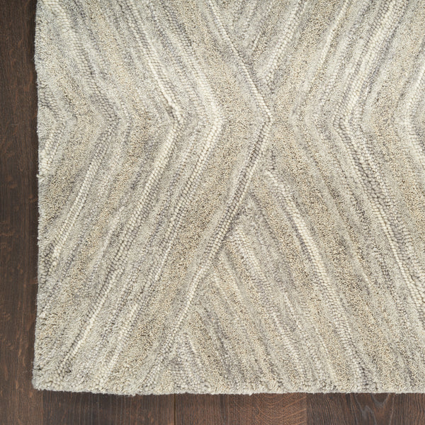 nourison graceful gru03 grey rug