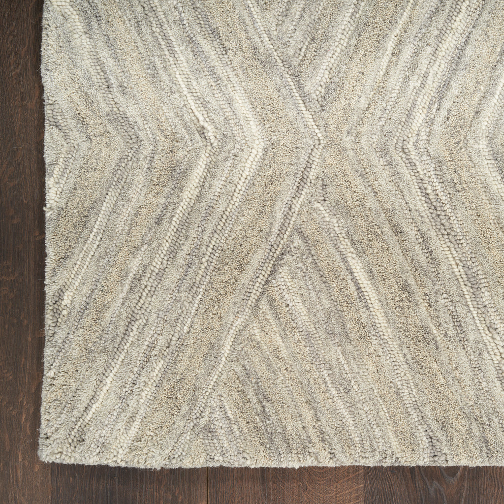 nourison graceful gru03 grey rug