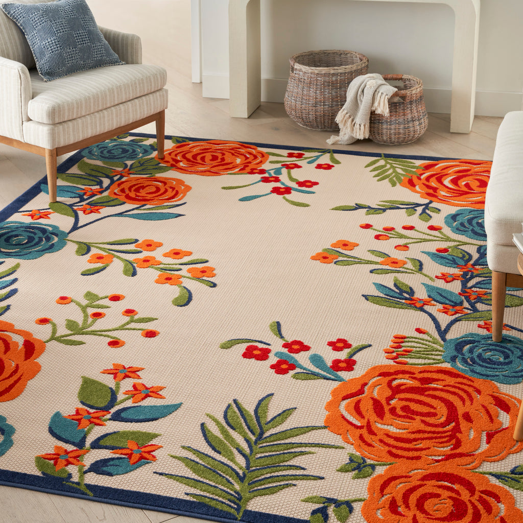 nourison aloha alh32 multicolor rug