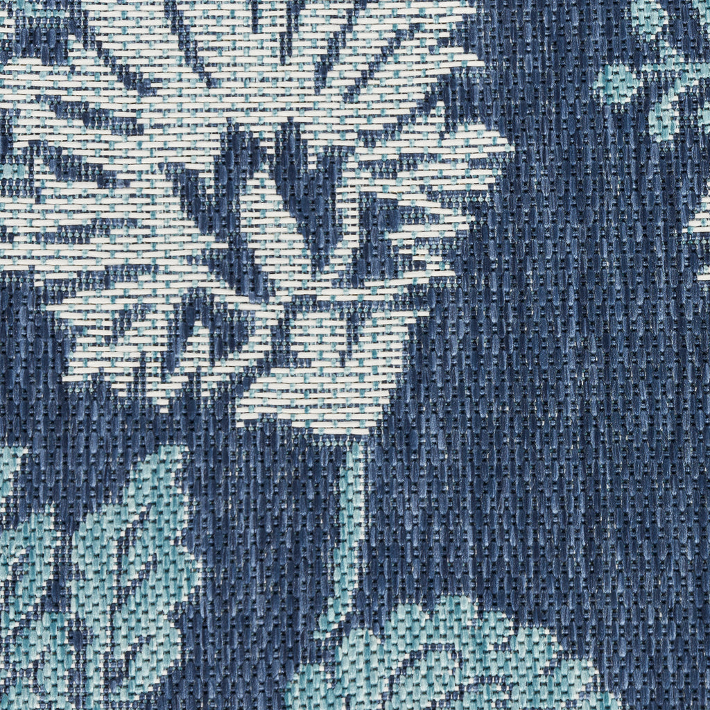 nourison garden oasis goa03 navy rug