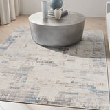 nourison ck022 infinity ifn06 ivory grey blue rug
