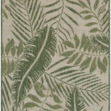 nourison garden oasis goa02 ivory green rug