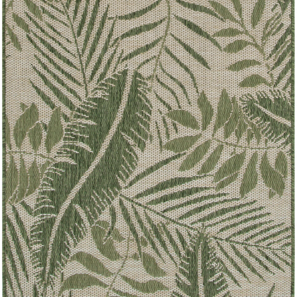 nourison garden oasis goa02 ivory green rug