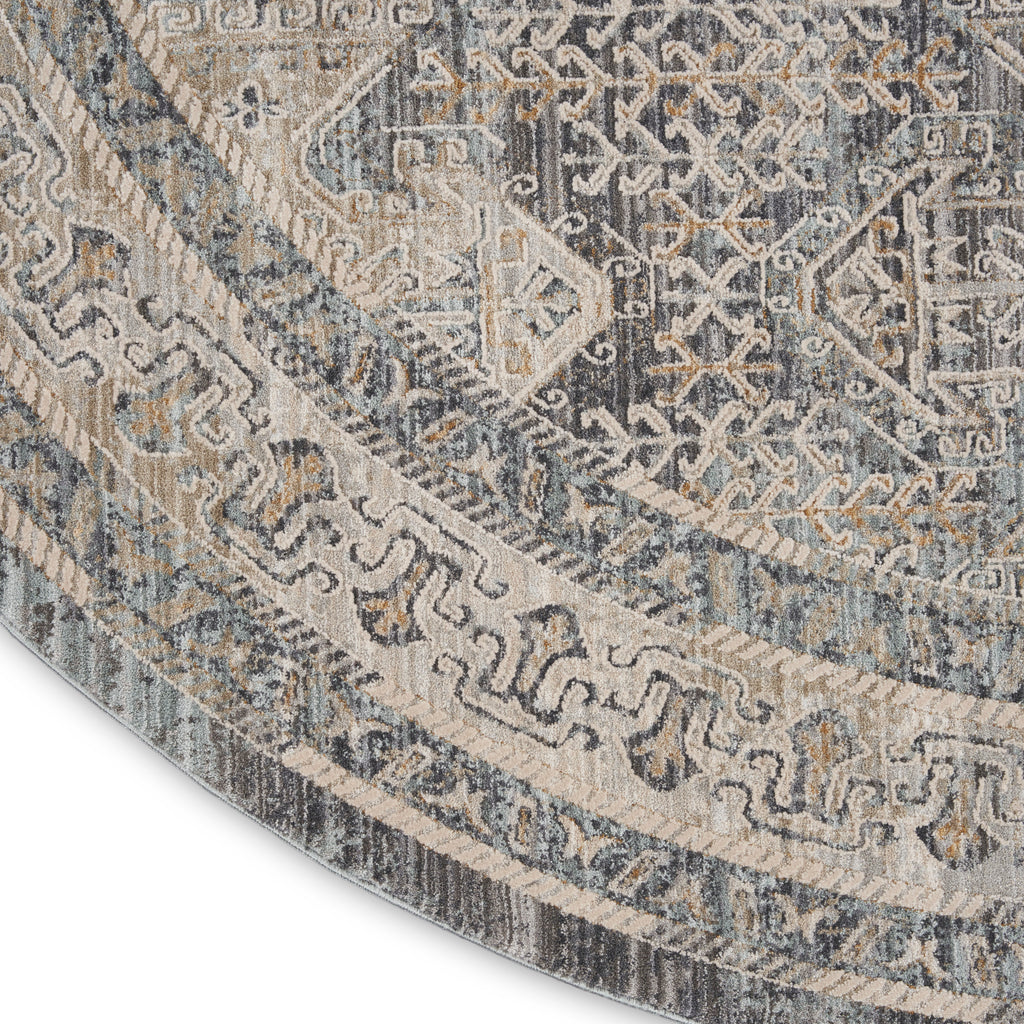 nourison lynx lnx01 ivory charcoal rug