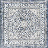 Hauteloom Etoile ETOI Navy Machine Made Polypropylene Rug