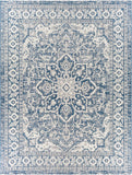 Hauteloom Etoile ETOI Navy Machine Made Polypropylene Rug