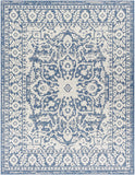 Hauteloom Etoile ETOI Navy Machine Made Polypropylene Rug