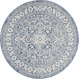 Hauteloom Etoile ETOI Navy Machine Made Polypropylene Rug