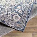 Hauteloom Etoile ETOI Navy Machine Made Polypropylene Rug