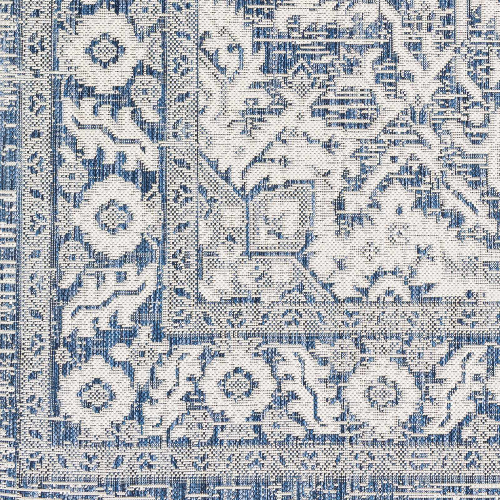 Hauteloom Etoile ETOI Navy Machine Made Polypropylene Rug