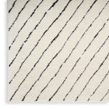 nourison modern comfort mnc01 ivory black rug