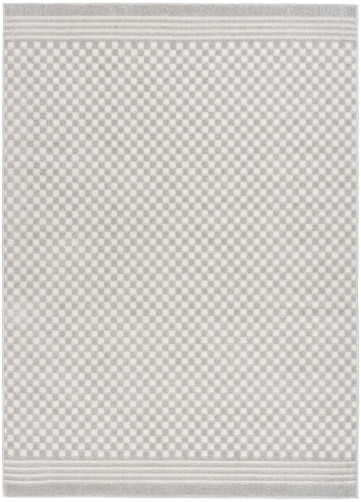 nourison care free caf02 light grey rug