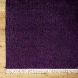 surya evergreen evg 2300 dark plum rug