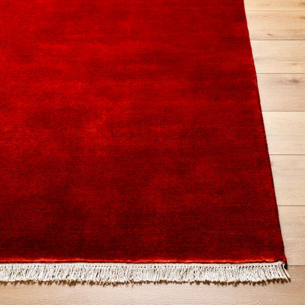surya evergreen evg 2307 burgandy rug