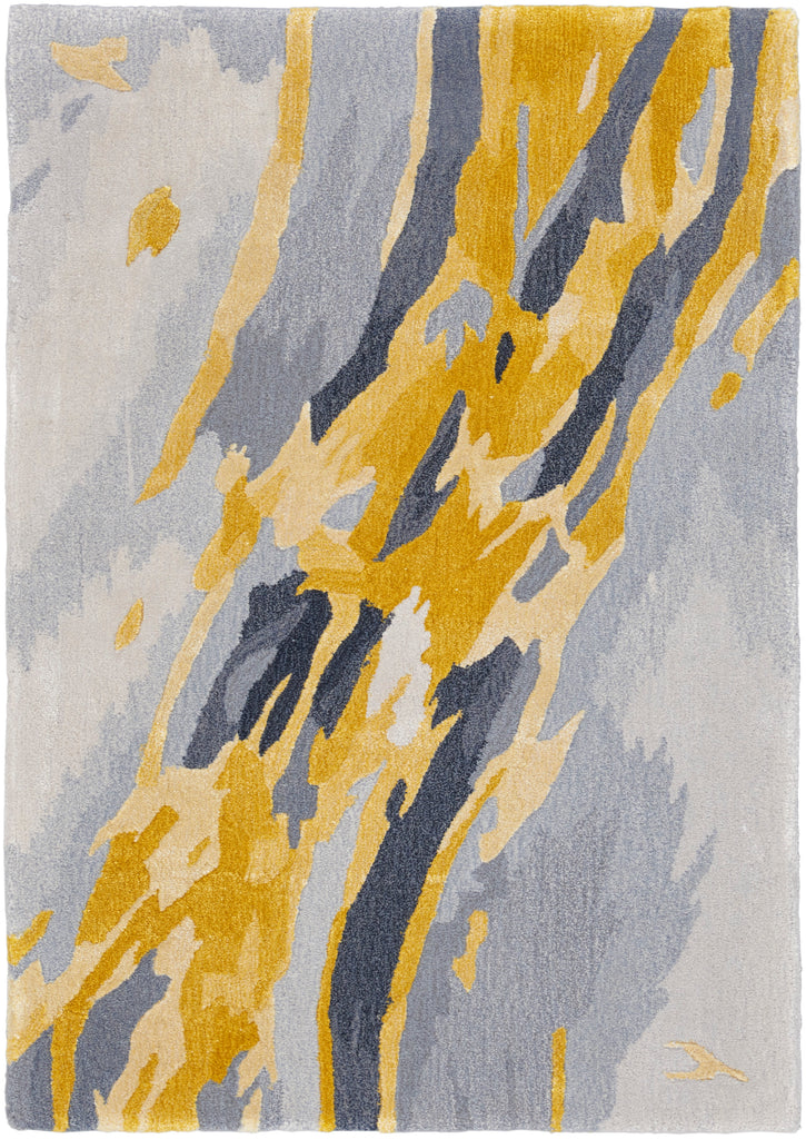 nourison prismatic prs24 grey gold rug