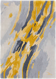 nourison prismatic prs24 grey gold rug