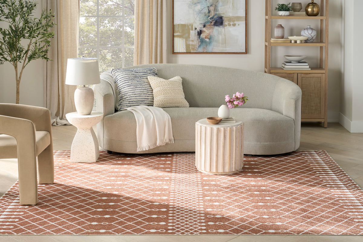 nourison astra machine washable asw10 copper rug