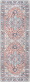 Hauteloom Evony EVO Dusty Coral Machine Made Polyester Rug