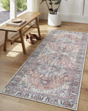Hauteloom Evony EVO Dusty Coral Machine Made Polyester Rug