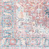 Hauteloom Evony EVO Dusty Coral Machine Made Polyester Rug