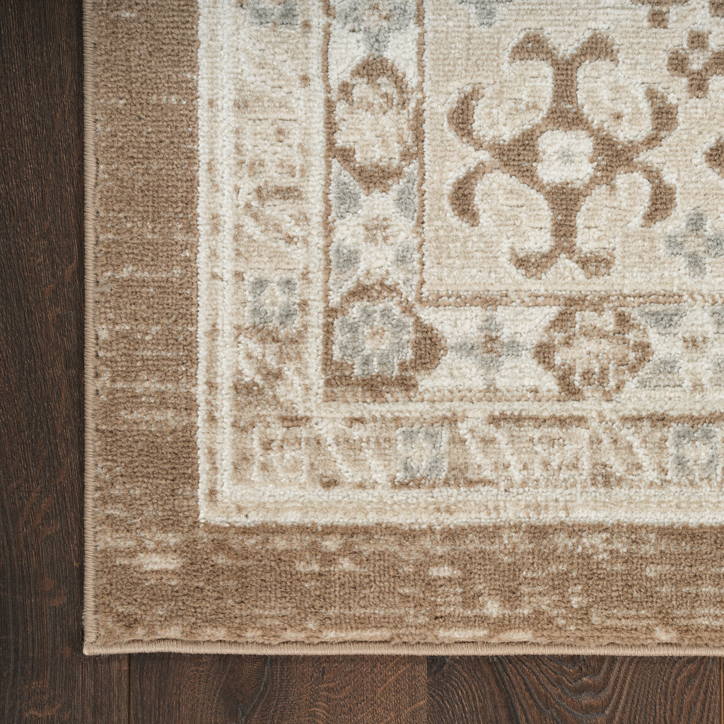 nourison serenity home srh01 ivory mocha rug